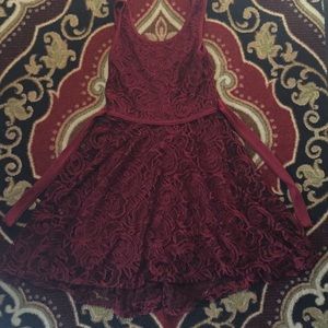 🌹Girls Red Lace Holiday Dress🌹